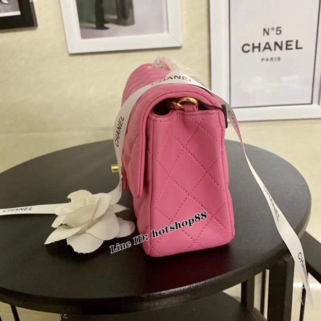 CHANEL平紋小羊皮CF女包 香奈兒原單品質mini小號斜挎包 1116羊皮 djc1961
